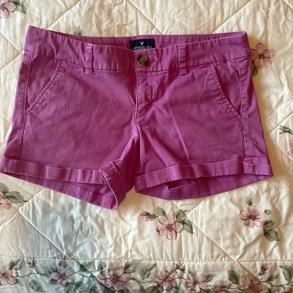 Violet American Eagle Shorts - Picture 1 of 2